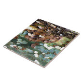 Structurele tegel met boomschors tegeltje (Zijkant)