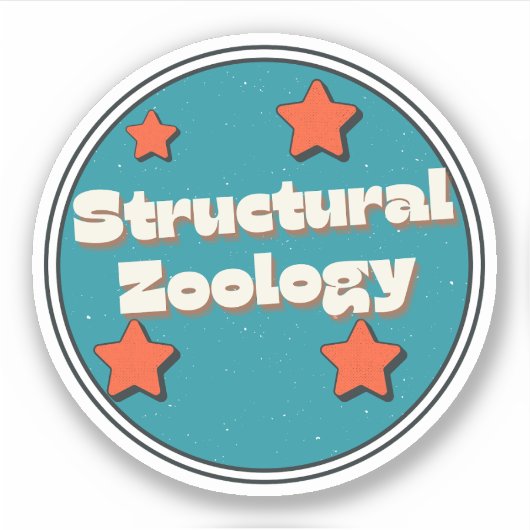 Structurele Zoölogie Sticker (Voorkant)