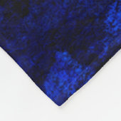 Structuur achtergrond structuur blauw fleece deken (Hoek)