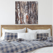 Structuur boomschors canvas afdruk (Insitu (Slaapkamer))