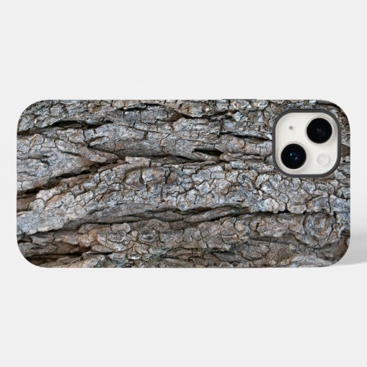 Structuur boomschors Case-Mate iPhone case (Achterkant (horizontaal))