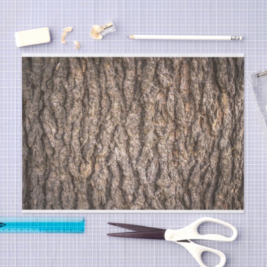 Structuur boomschors tissuepapier (Craft)