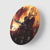 Structuur-brand Ronde Klok (Hoek)