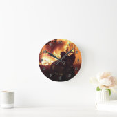 Structuur-brand Ronde Klok (Huis)