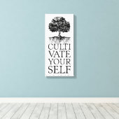 Structuur en offerte canvas afdruk (Insitu (Houten vloer))