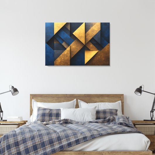 Structuur & Luxe Canvas Afdruk (Insitu (Slaapkamer))