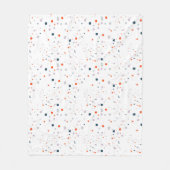 structuur patroonconfetti fleece deken (Voorkant)