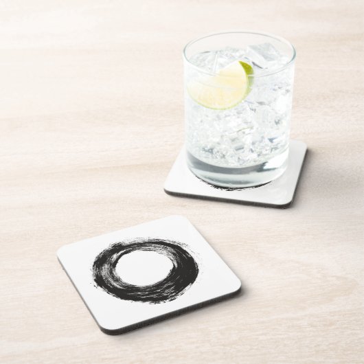 Structuur penseelcirkel onderzetter (Rechterzijde)