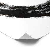 Structuur penseelcirkel poster (Hoek)