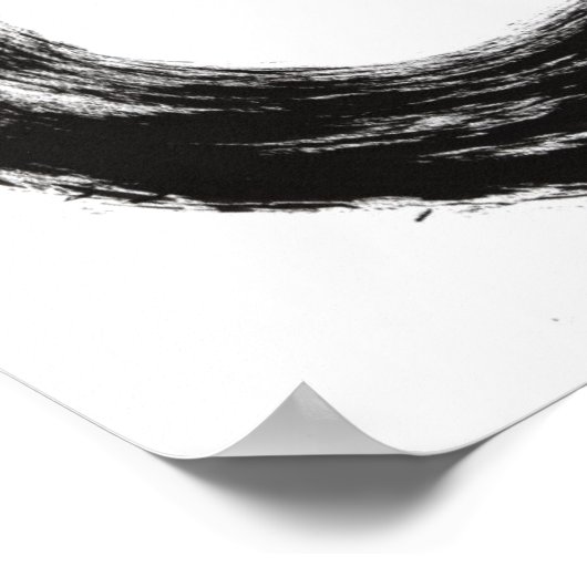 Structuur penseelcirkel poster (Hoek)