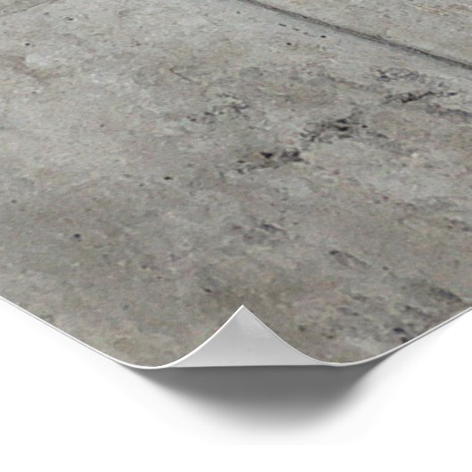 Structuur van betonnen wand poster (Hoek)