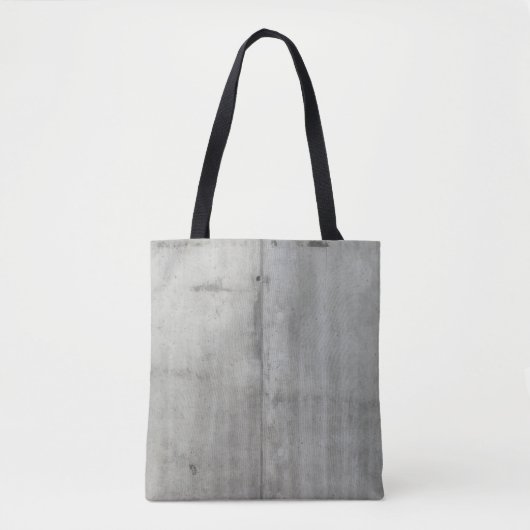 Structuur van betonnen wand tote bag (Voorkant)