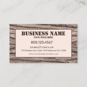 Structuur van boom visitekaartje (Achterkant)