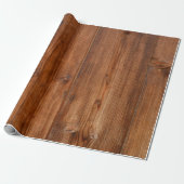 Structuur van bruine wood wandtextuur cadeaupapier (Uitgerold)