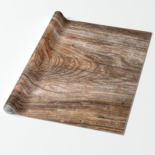Structuur van de boom, ruw massief hout cadeaupapier (Uitgerold)