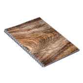 Structuur van de boom, ruw massief hout notitieboek (Rechterzijde)