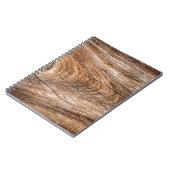 Structuur van de boom, ruw massief hout notitieboek (Linkerzijde)