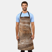 Structuur van de boom, ruw massief hout schort (Gedragen)