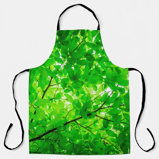 Structuur van de boomtak van het blad schort (Voorkant)