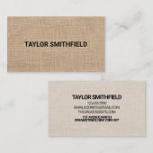 Structuur van de bundelstructuur visitekaartje (Voorkant / Achterkant)