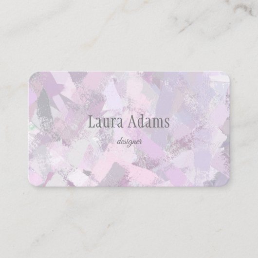 Structuur van de huidslag visitekaartje (Voorkant)