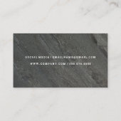 Structuur van de leisteen-achtergrond visitekaartje (Achterkant)