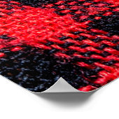 Structuur van de verbinding met rasterpatroon, rod poster (Hoek)