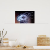 Structuur van een helicobacter pylori-cel poster (Keuken)