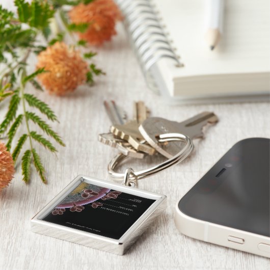 Structuur van een HIV-cel Sleutelhanger (Zijkant)