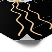 Structuur van een Poster van bacteriecellen (Hoek)