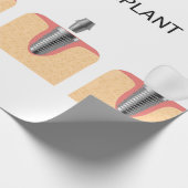 Structuur van het tandheelkundig implantaat cadeaupapier (Hoek)