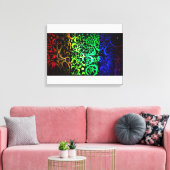 Structuur van het universum canvas afdruk (Insitu (Woonkamer))
