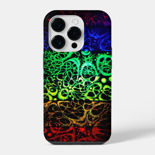 Structuur van het universum iPhone hoesje (Achterkant)