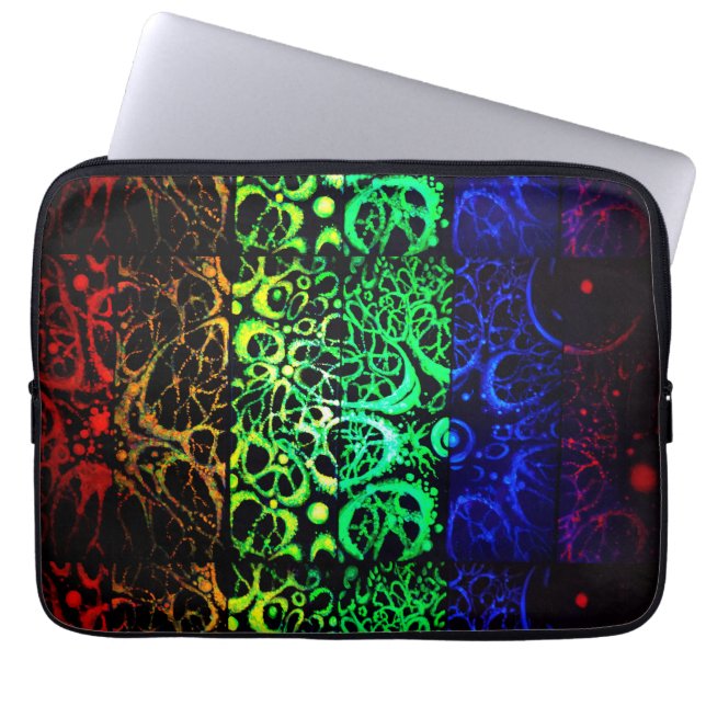Structuur van het universum laptop sleeve (Voorkant)