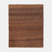 Structuur van houtwaren fleece deken (Voorkant)