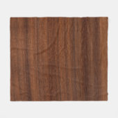 Structuur van houtwaren fleece deken (Voorkant (Horizontaal))