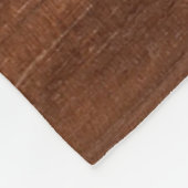 Structuur van houtwaren fleece deken (Hoek)