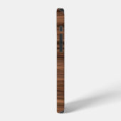 Structuur van houtwaren iPhone hoesje (Linkerkant)