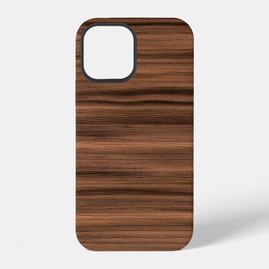 Structuur van houtwaren iPhone hoesje (Achterkant)
