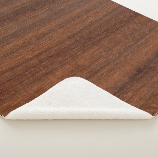 Structuur van houtwaren sherpa deken (3/4)