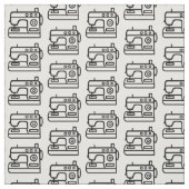 Structuur van moderne naaimachine stof (Swatch)