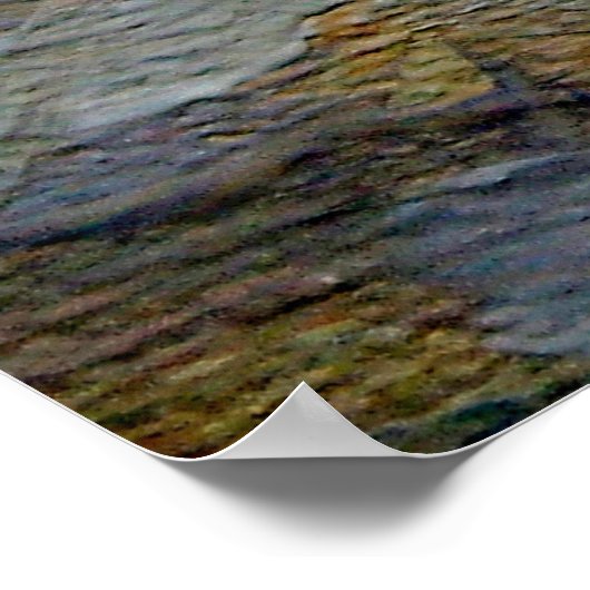 Structuur van olieverf, fijne kunstachtergrond, ab poster (Hoek)