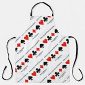 Structuur van uw denkbare Play Bridge-kaartuitgang Schort (Voorkant)