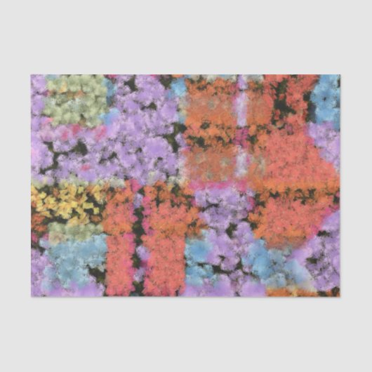 Structuur van vormen verven tissuepapier (Voorkant)