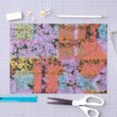 Structuur van vormen verven tissuepapier (Craft)