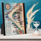 Structuur van vrijmetselarij Plaquette Fotoplaat (Zijkant)