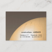 structuur visitekaartje (Achterkant)