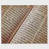 Structuur voor het schrijven van Bijbelboekpagina Cadeaupapier (Vlak)