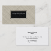 structuur voor kruisarcering visitekaartje (Voorkant / Achterkant)