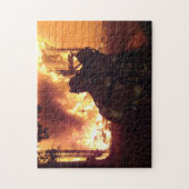 Structuur vuur legpuzzel (Verticaal)